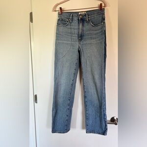 Madewell prefect vintage straight size 26